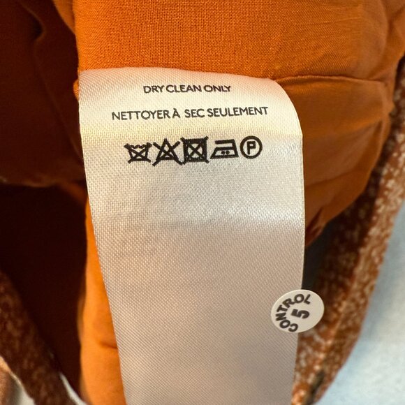 NWT Free People Maggie Linen Floral Blazer Pant Set Burnt Orange - Picture 6 of 11